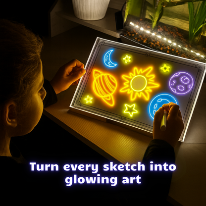MagicGlow Glowing LED Drawing Board