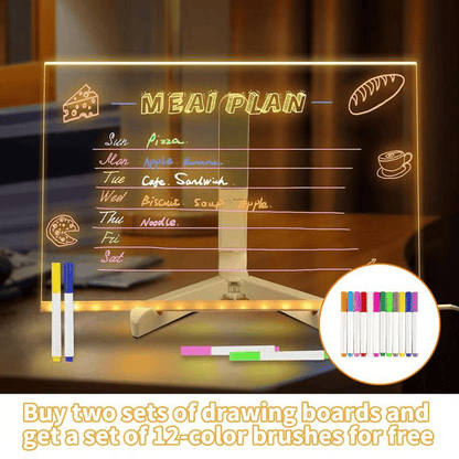 MagicGlow Glowing LED Drawing Board