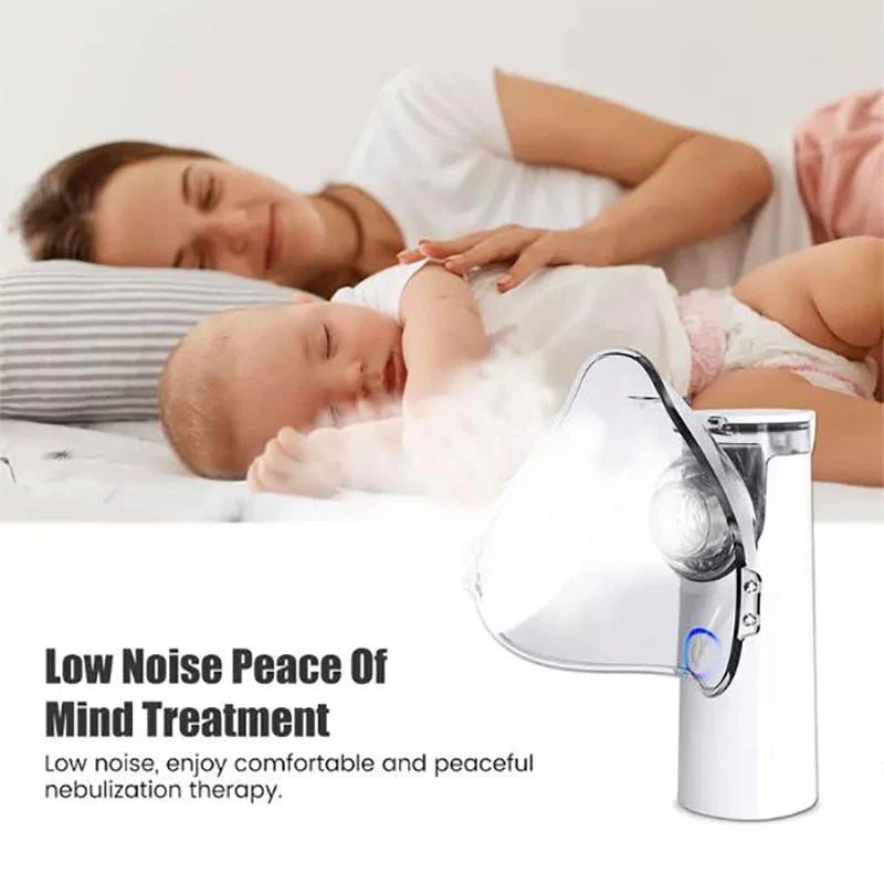 Rechargeable Portable Mesh Nebulizer - Efficient Respiratory Relief Anywhere, Anytime